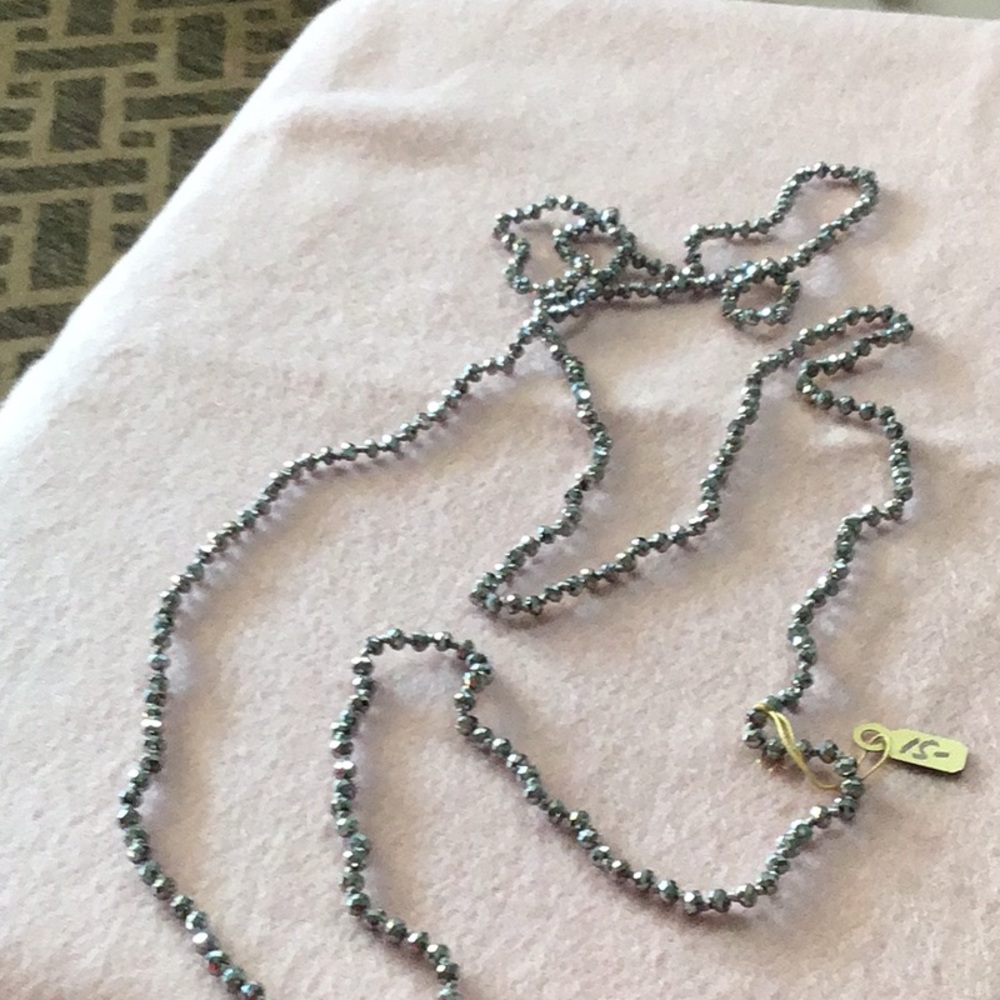 30” Silver Bead Necklace